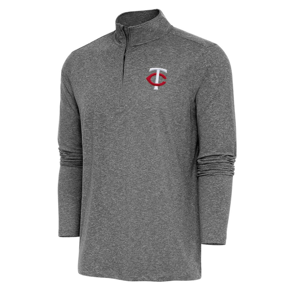 Minnesota Twins Antigua Hunk Quarter-Zip Pullover Top - MLB Pullover