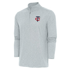 Minnesota Twins Antigua Hunk Quarter-Zip Pullover Top - MLB Pullover