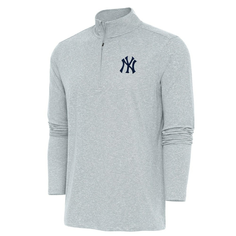 New York Yankees Antigua Hunk Quarter-Zip Pullover Top - MLB Pullover