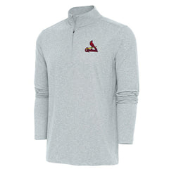 St. Louis Cardinals Antigua Hunk Quarter-Zip Pullover Top - MLB Pullover