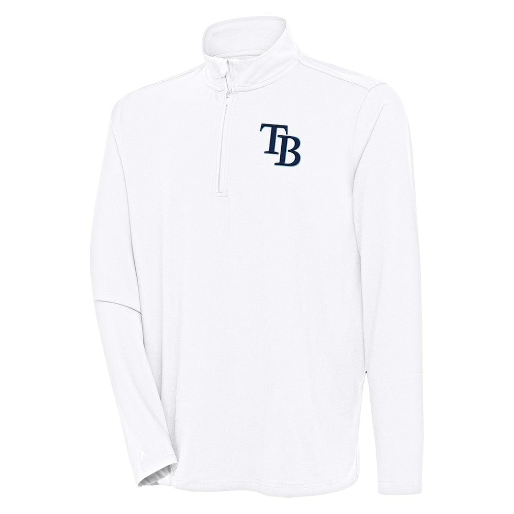 Tampa Bay Rays Antigua Hunk Quarter-Zip Pullover Top - MLB Pullover