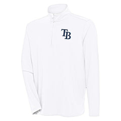 Tampa Bay Rays Antigua Hunk Quarter-Zip Pullover Top - MLB Pullover