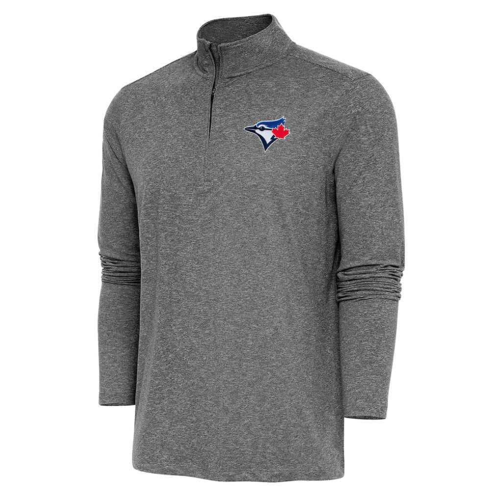Toronto Blue Jays Antigua Hunk Quarter-Zip Pullover Top - MLB Pullover