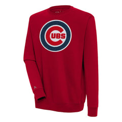Chicago Cubs Antigua Victory Crewneck Chenille Pullover Sweatshirt - MLB Pullover