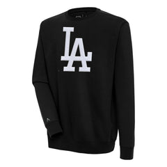 Los Angeles Dodgers Antigua Victory Crewneck Chenille Pullover Sweatshirt - MLB Pullover
