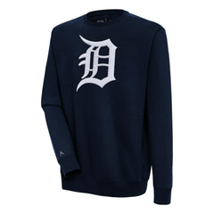Detroit Tigers Antigua Victory Crewneck Chenille Pullover Sweatshirt - MLB Pullover
