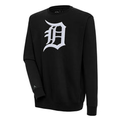 Detroit Tigers Antigua Victory Crewneck Chenille Pullover Sweatshirt - MLB Pullover