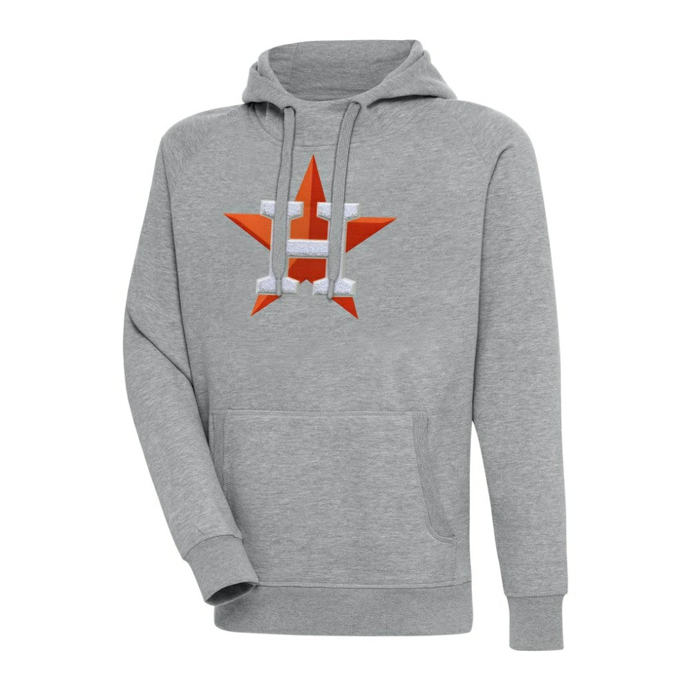Houston Astros Antigua Victory Chenille Pullover Hoodie - MLB Hoodies