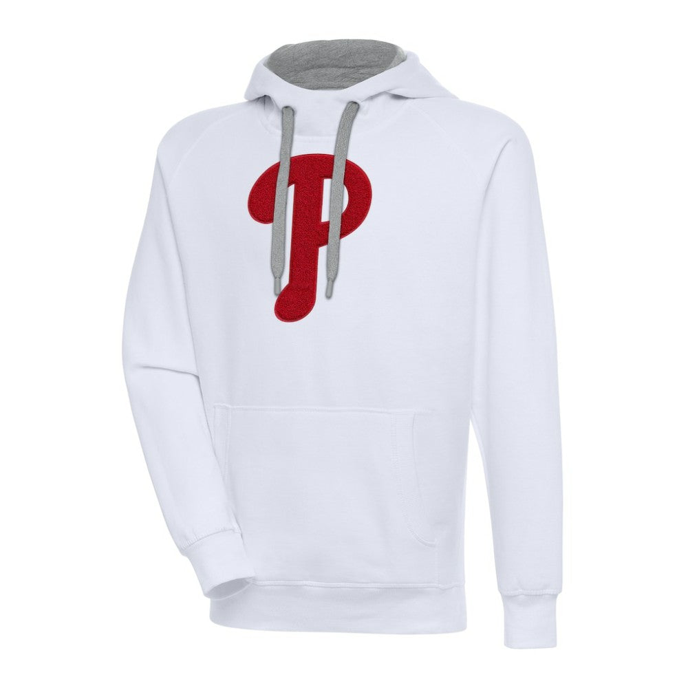 Philadelphia Phillies Antigua Victory Chenille Pullover Hoodie - MLB Hoodies