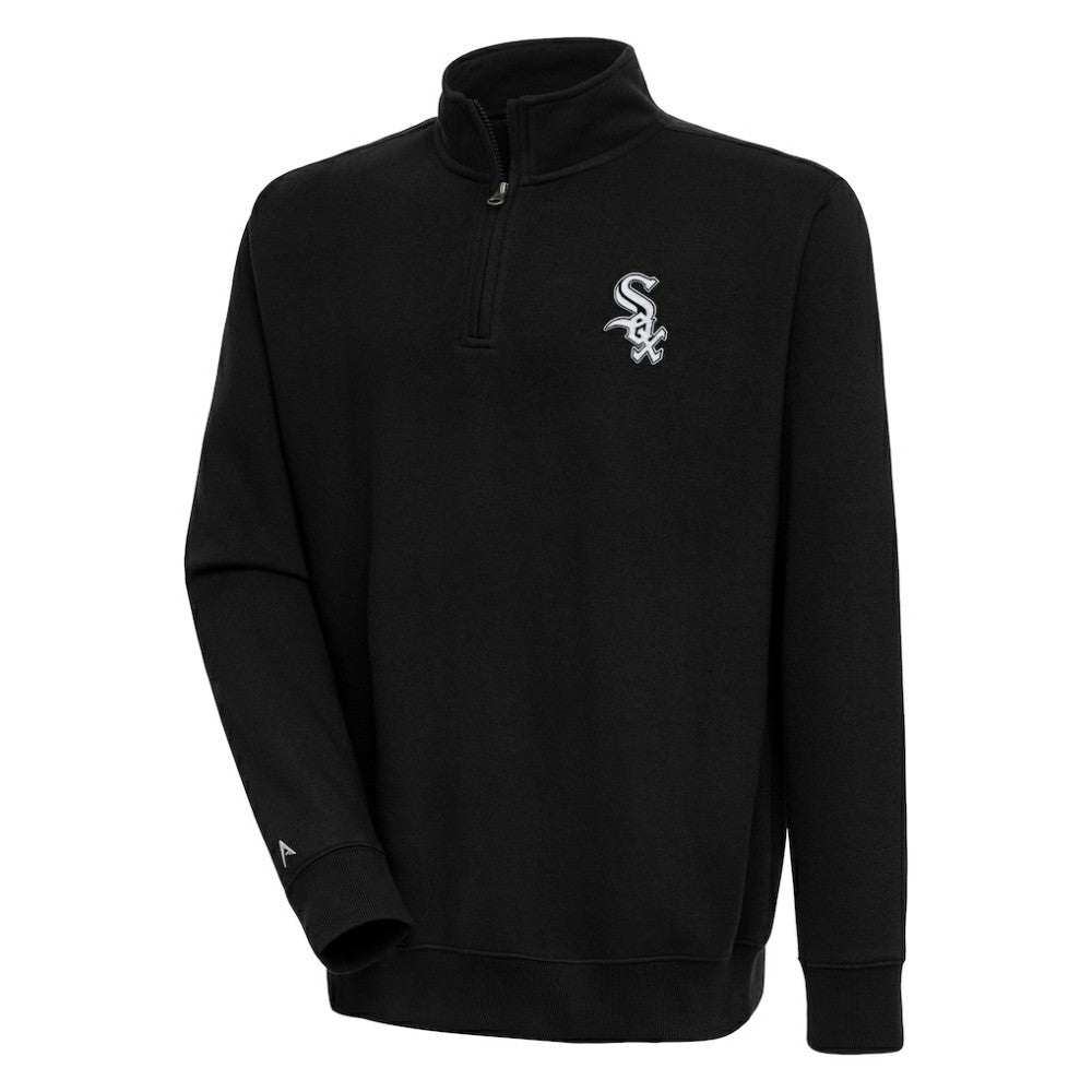 Chicago White Sox Antigua Victory Quarter-Zip Pullover Top - MLB Pullover