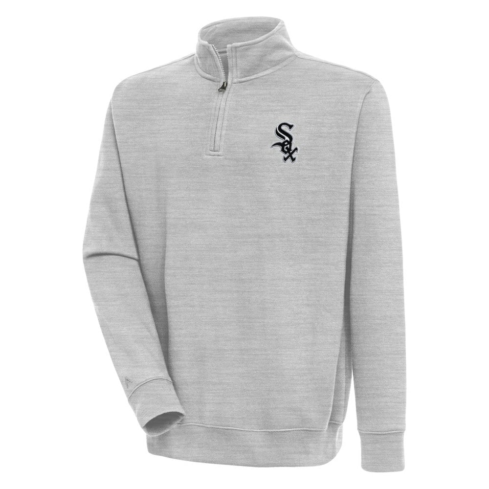 Chicago White Sox Antigua Victory Quarter-Zip Pullover Top - MLB Pullover