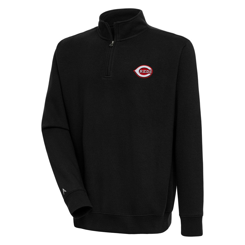 Cincinnati Reds Antigua Victory Quarter-Zip Pullover Top - MLB Pullover