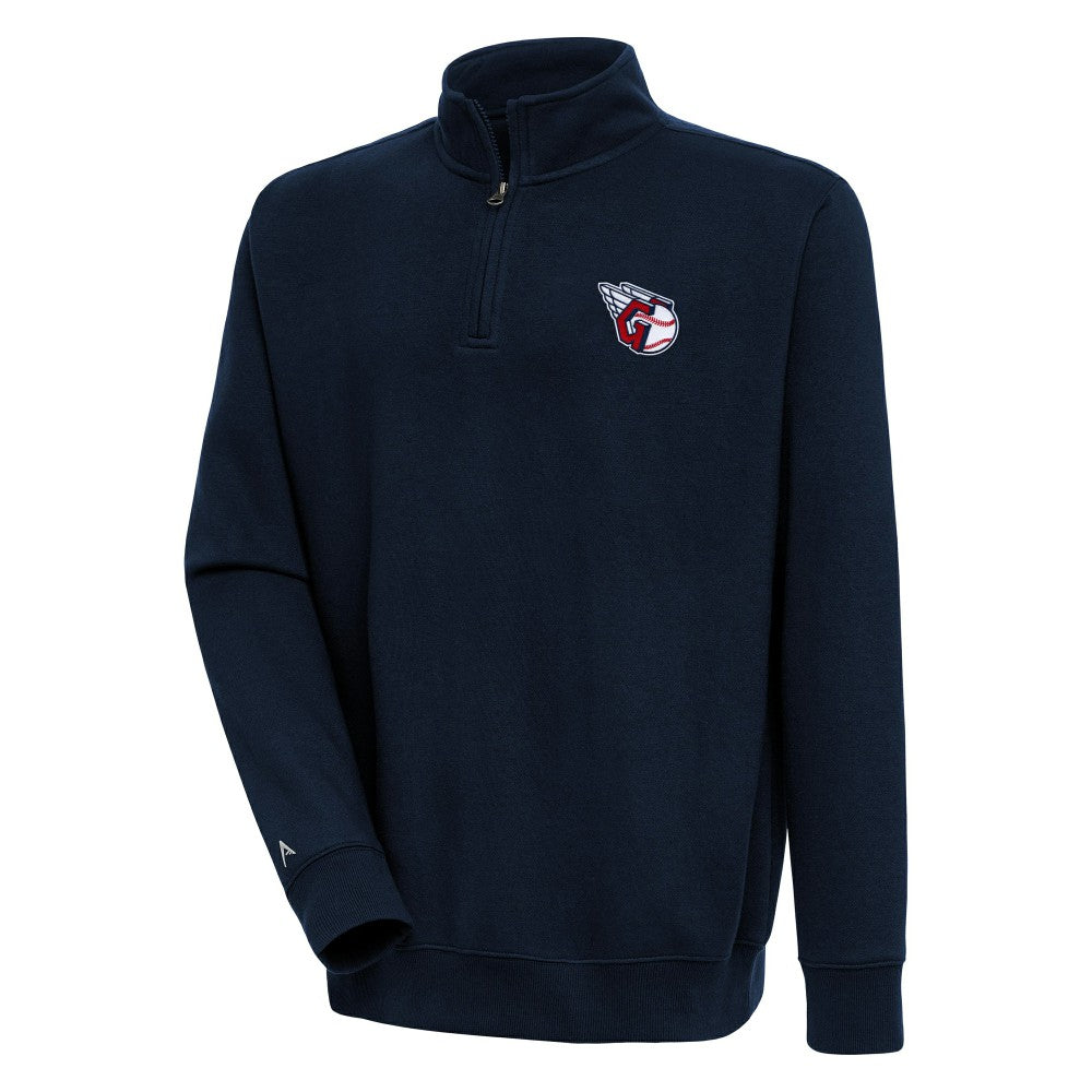 Cleveland Guardians Antigua Victory Quarter-Zip Pullover Top - MLB Pullover