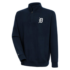 Detroit Tigers Antigua Victory Quarter-Zip Pullover Top - MLB Pullover