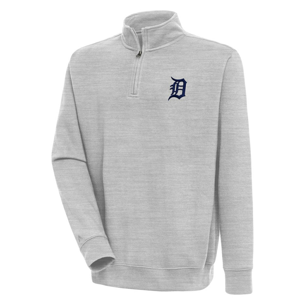 Detroit Tigers Antigua Victory Quarter-Zip Pullover Top - MLB Pullover