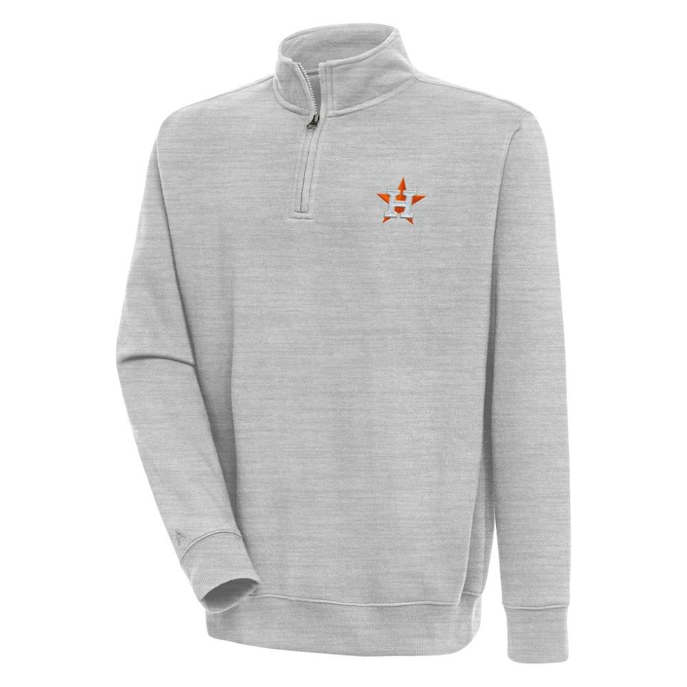 Houston Astros Antigua Victory Quarter-Zip Pullover Top - MLB Pullover
