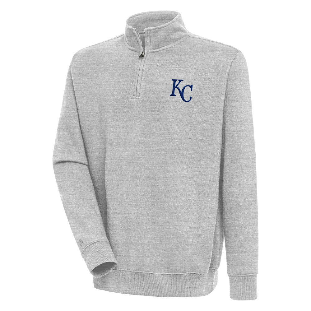 Kansas City Royals Antigua Victory Quarter-Zip Pullover Top - MLB Pullover