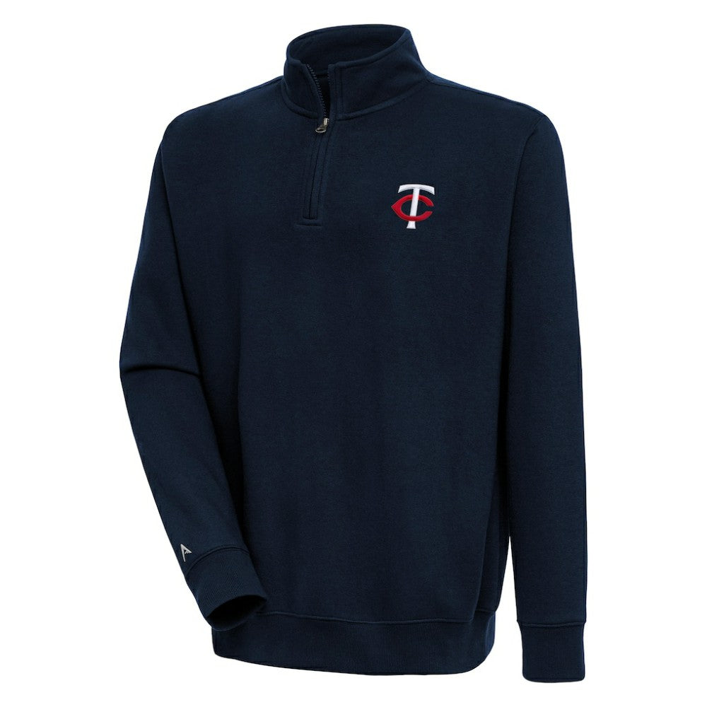 Minnesota Twins Antigua Victory Quarter-Zip Pullover Top - MLB Pullover