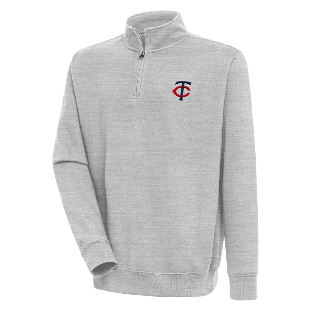 Minnesota Twins Antigua Victory Quarter-Zip Pullover Top - MLB Pullover