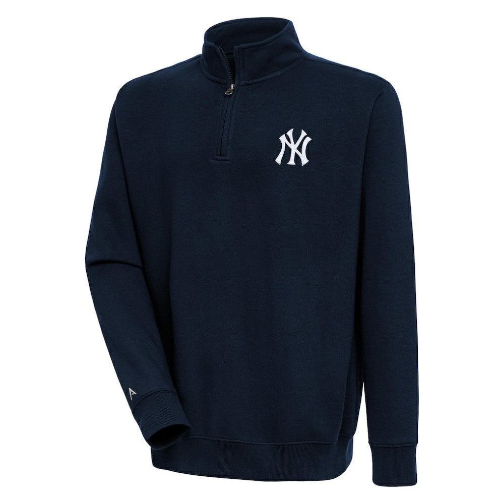 New York Yankees Antigua Victory Quarter-Zip Pullover Top - MLB Pullover