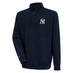 New York Yankees Antigua Victory Quarter-Zip Pullover Top - MLB Pullover