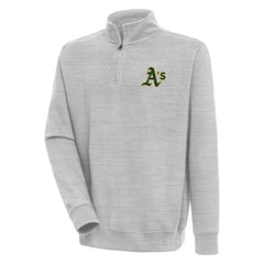 Athletics Antigua Victory Quarter-Zip Pullover Top - MLB Pullover