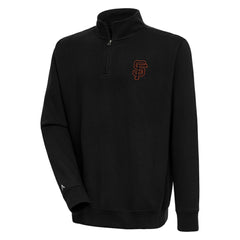 San Francisco Giants Antigua Victory Quarter-Zip Pullover Top - MLB Pullover