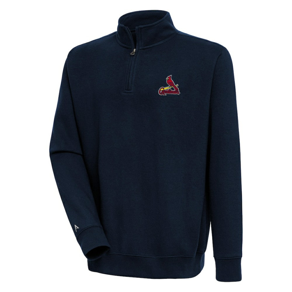 St. Louis Cardinals Antigua Victory Quarter-Zip Pullover Top - MLB Pullover