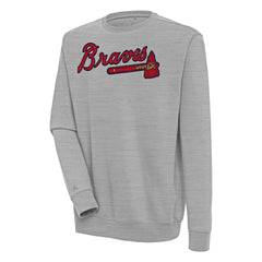 Atlanta Braves Antigua Victory Pullover Sweatshirt - MLB Pullover