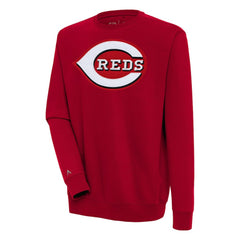 Cincinnati Reds Antigua Victory Pullover Sweatshirt - MLB Pullover