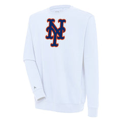 New York Mets Antigua Victory Pullover Sweatshirt - MLB Pullover