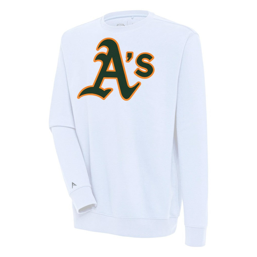 Athletics Antigua Victory Pullover Sweatshirt - MLB Pullover