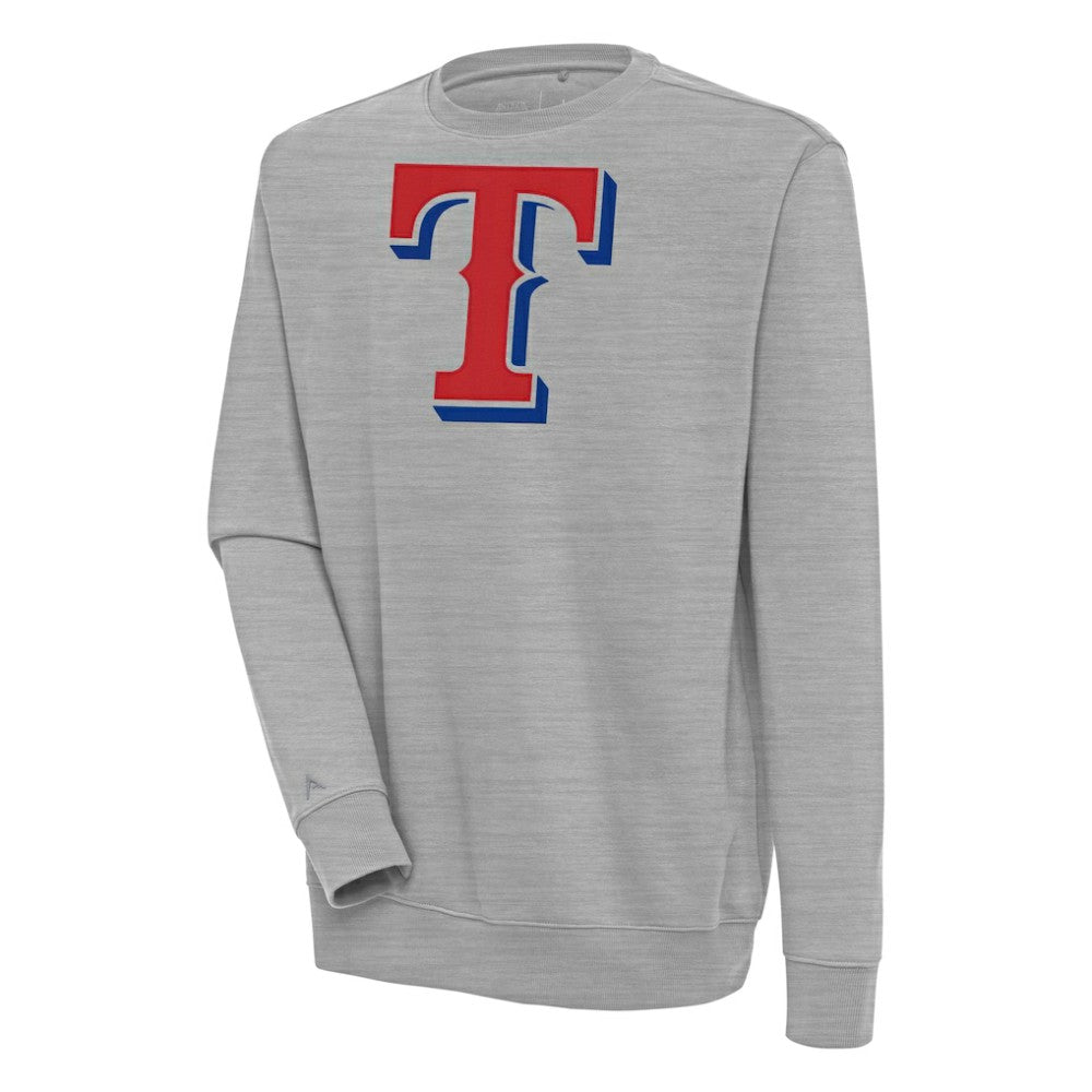 Texas Rangers Antigua Victory Pullover Sweatshirt - MLB Pullover