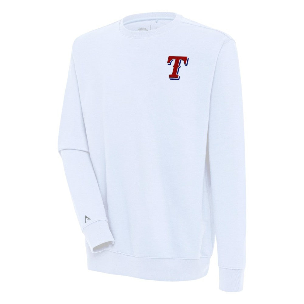 Texas Rangers Antigua Victory Pullover Sweatshirt - MLB Pullover