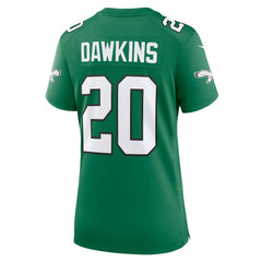 Philadelphia Eagles Brian Dawkins  Women's Alternate Game Jersey | NFL Outlet