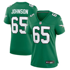Philadelphia Eagles Lane Johnson  Women's Alternate Game Jersey | NFL Discount