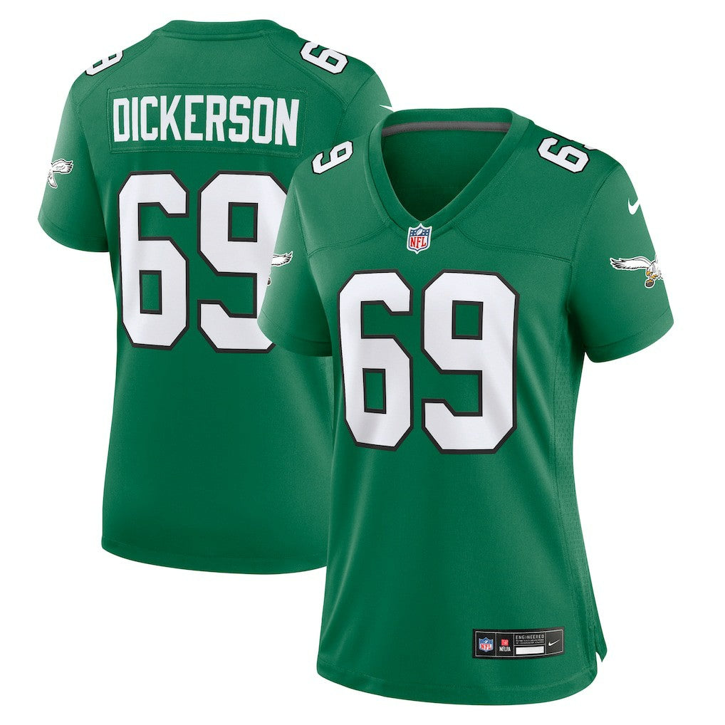 Philadelphia Eagles Landon Dickerson  Women's Alternate Game Jersey | NFL Discount