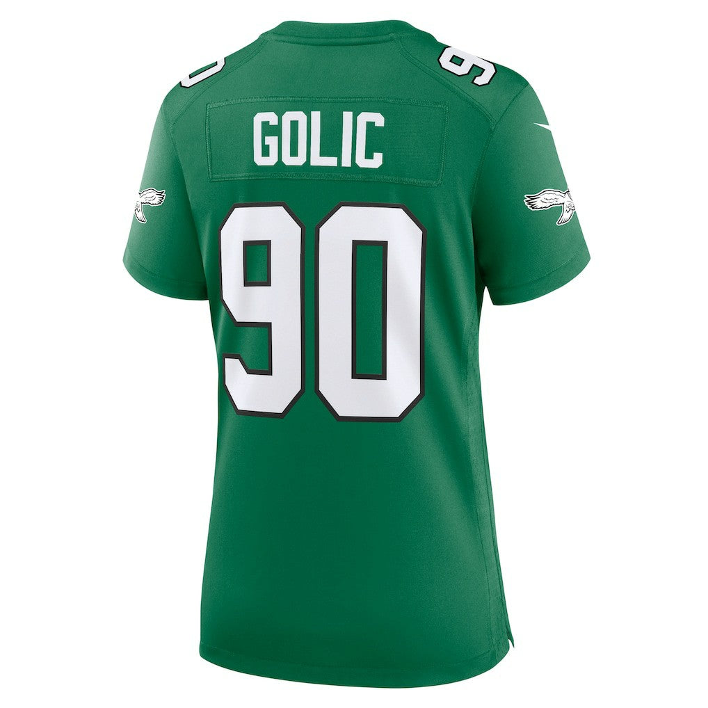 Philadelphia Eagles Mike Golic  Women's Alternate Game Jersey | NFL On sale