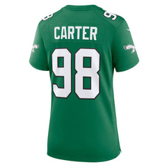 Philadelphia Eagles Jalen Carter  Women's Alternate Game Jersey | NFL Near me