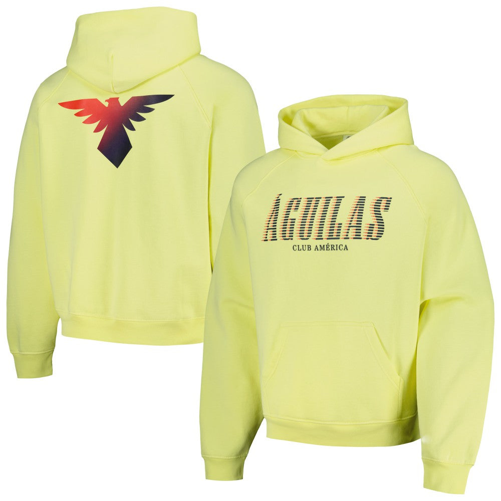 Club America Team Oversized Raglan Pullover Hoodie