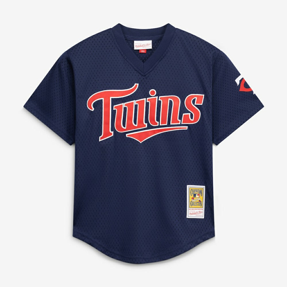 David Ortiz Minnesota Twins Mitchell & Ness Youth Cooperstown Collection Mesh Batting Practice Jersey - MLB Jerseys