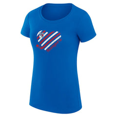 New York Rangers G-III 4Her by Carl Banks Women's Super-Slim Fit Lightweight Heart T-Shirt -  NHL T-shirts