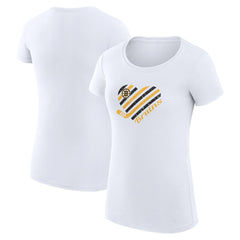 Boston Bruins G-III 4Her by Carl Banks Women's Super-Slim Fit Lightweight Heart T-Shirt -  NHL T-shirts