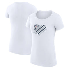 Winnipeg Jets G-III 4Her by Carl Banks Women's Super-Slim Fit Lightweight Heart T-Shirt -  NHL T-shirts