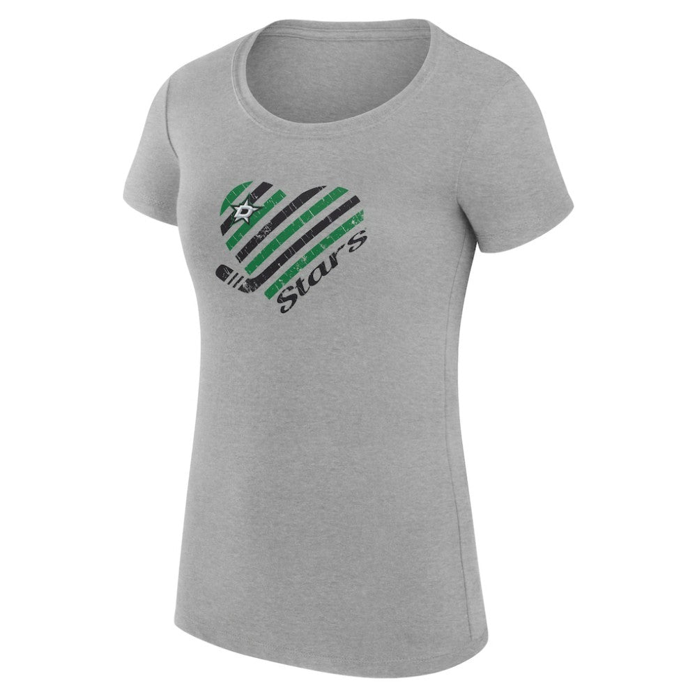 Dallas Stars G-III 4Her by Carl Banks Women's Super-Slim Fit Lightweight Heart T-Shirt -  NHL T-shirts