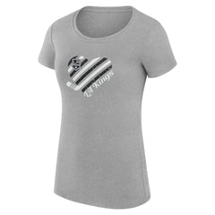 Los Angeles Kings G-III 4Her by Carl Banks Women's Super-Slim Fit Lightweight Heart T-Shirt -  NHL T-shirts