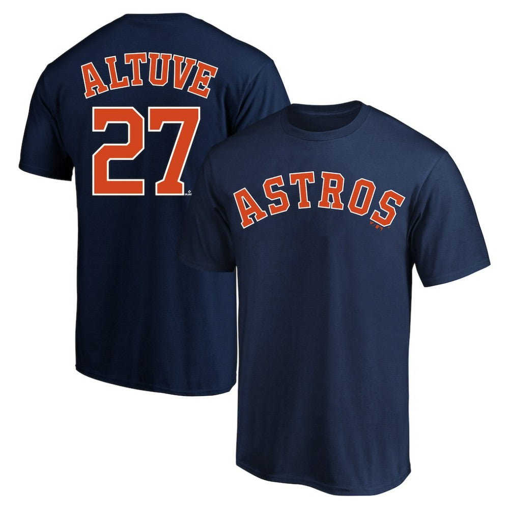 Jose Altuve Houston Astros Fanatics Big & Tall Name & Number T-Shirt - MLB T-shirts
