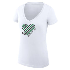Dallas Stars G-III 4Her by Carl Banks Women's Super-Slim Fit Lightweight Heart V-Neck T-Shirt -  NHL T-shirts