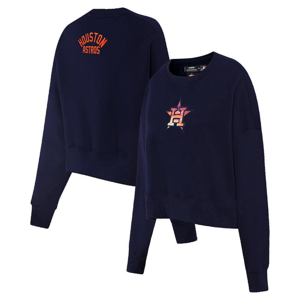 Houston Astros Pro Standard Women's Painted Sky Pullover Sweatshirt - MLB Pullover
