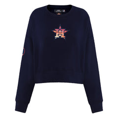 Houston Astros Pro Standard Women's Painted Sky Pullover Sweatshirt - MLB Pullover